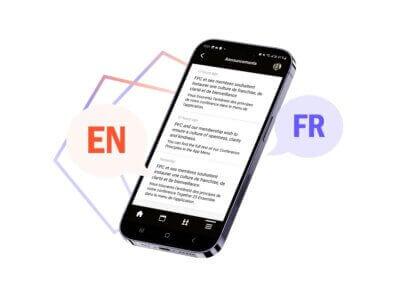 Third Wunder branded image featuring a smart phone with text displayed on the screen, captioned with 