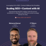 Third Wunder - With Wunder Webinar - Scaling SEO and Content with AI